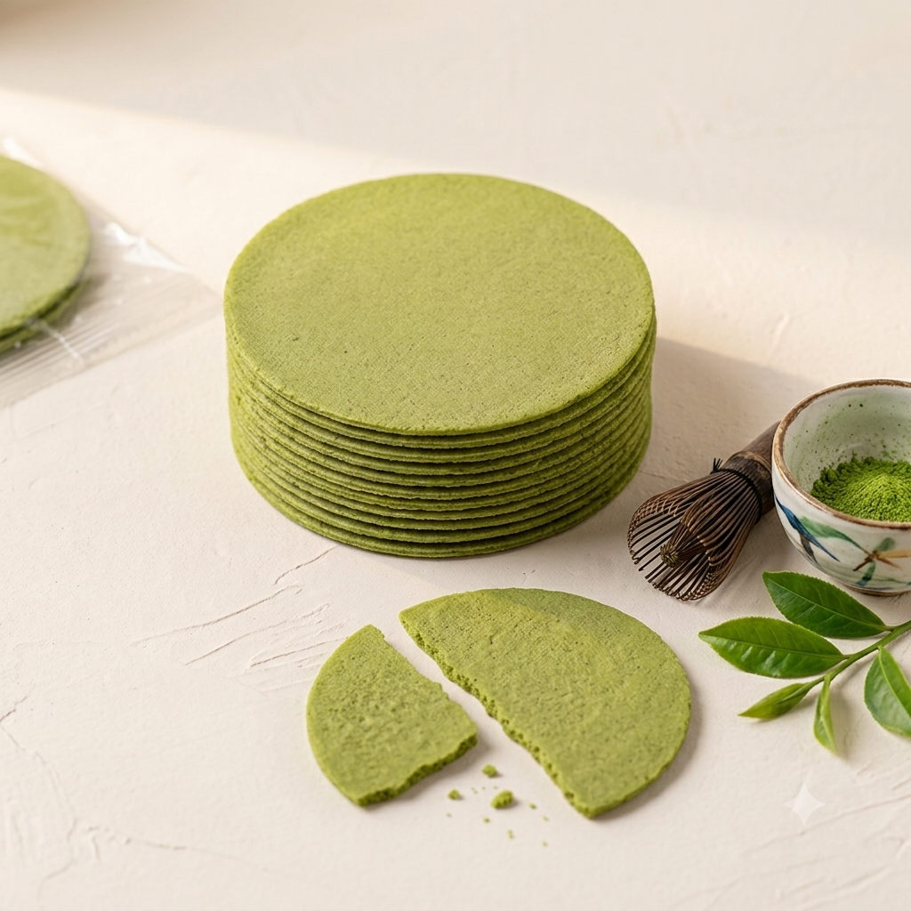 Obleas de Matcha
