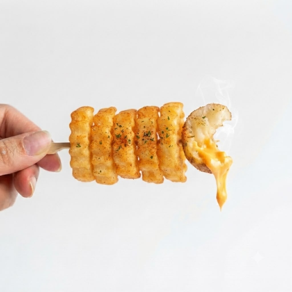 Papas onduladas
