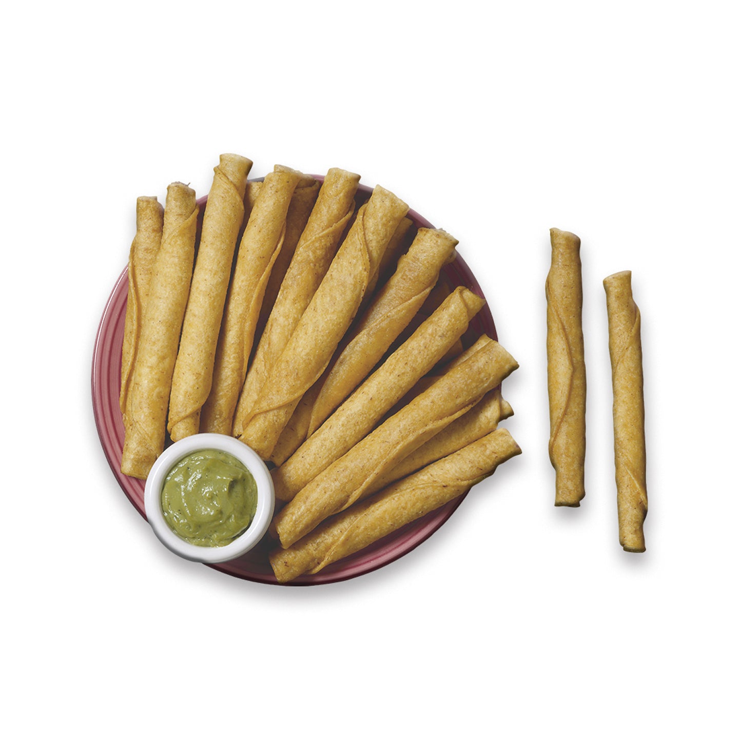Flautas de maiz Magnibeef, 22 cm, paquete de 500 g, listas para rellenar y freir.