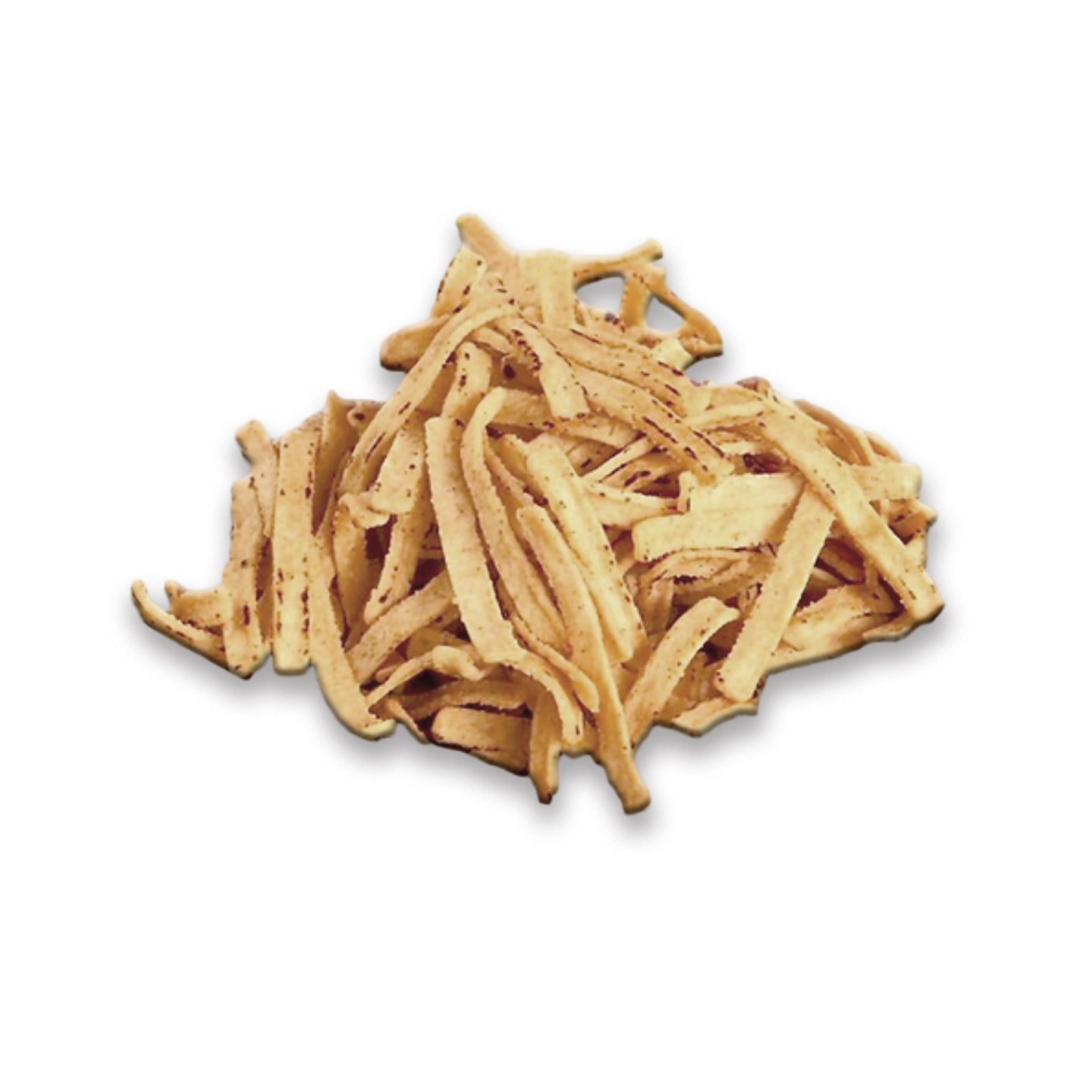 Tiras de tortilla (juliana) Magnibeef, 350 g, listas para freir y usar como topping o botana.