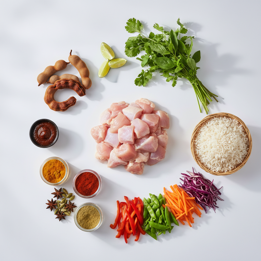 Bowl de Pollo con Salsa de Tamarindo