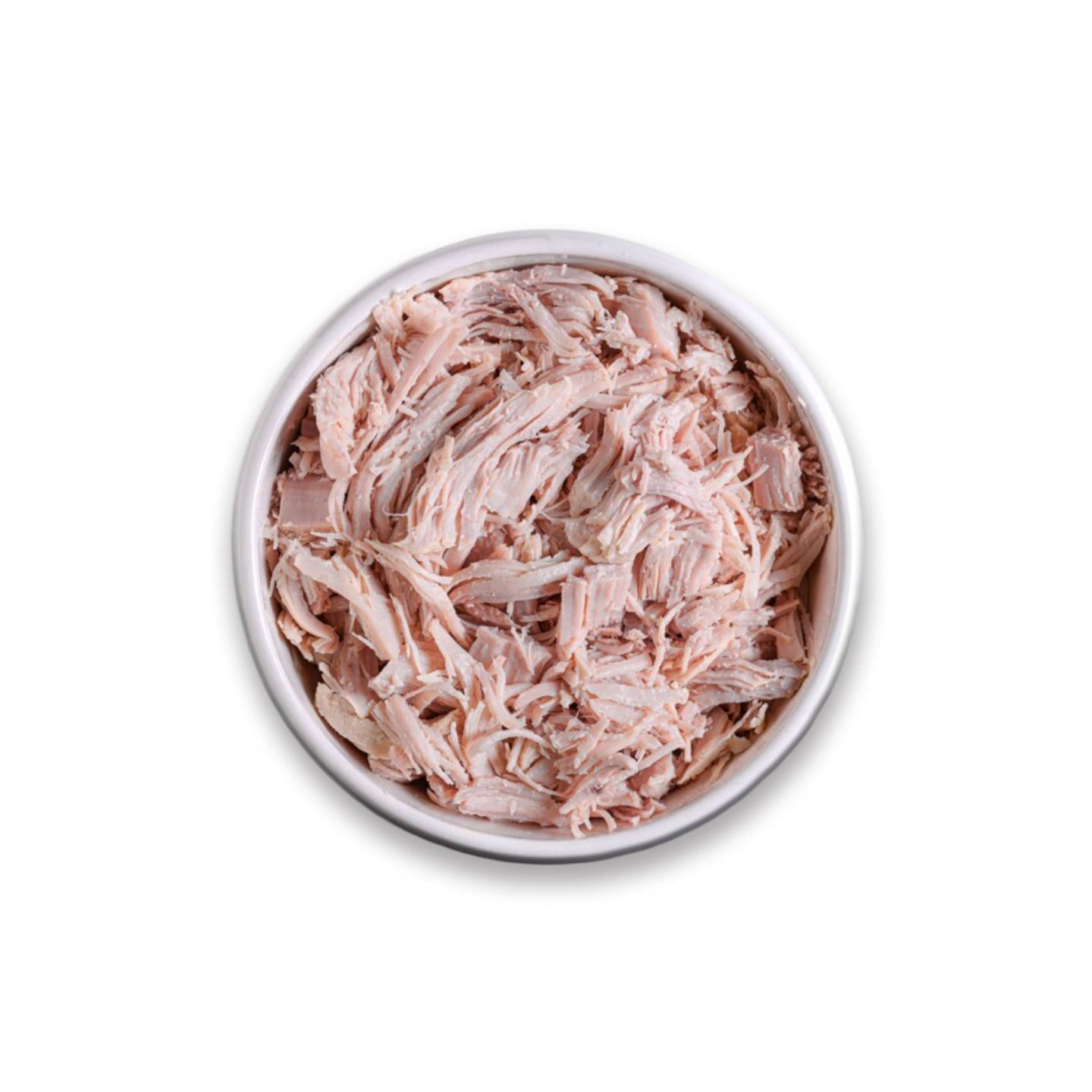 Pechuga de pollo desmenuzada Magnibeef, empacada al alto vacio, 500 gramos, ideal para ensaladas y guisos.