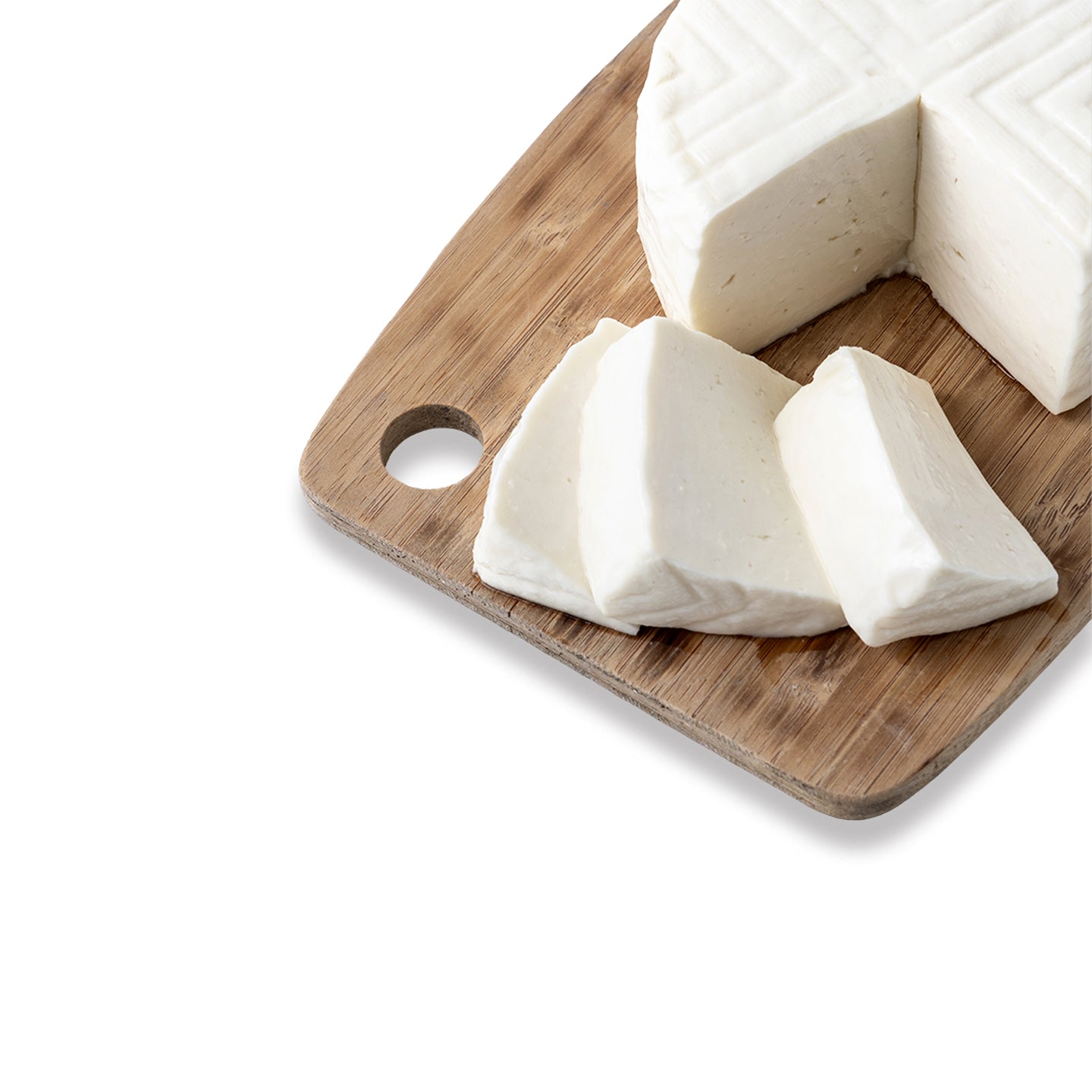 Bloque de queso panela Magnibeef, 500 gramos, fresco y bajo en grasa, ideal para ensaladas y guarniciones.
