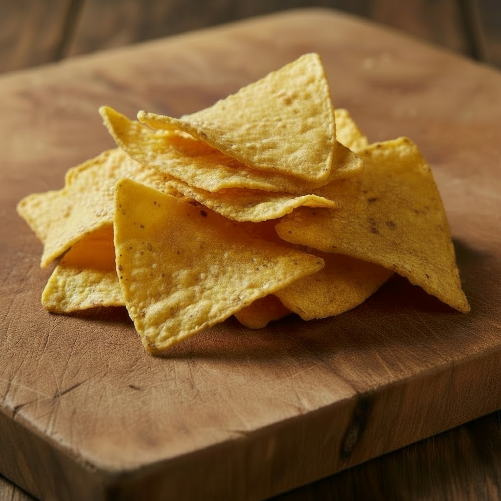 Totopos de Maiz con Ajonjoli -