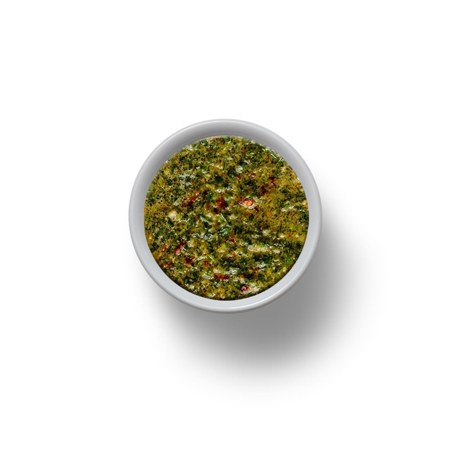 Salsa chimichurri Magnibeef, 10 oz, con hierbas frescas y un toque de ajo, ideal para carnes asadas.
